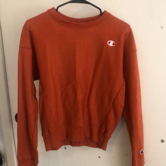 Champion Crewneck Pumpkin/Rust barely worn 🎃 - Picture 2 of 6